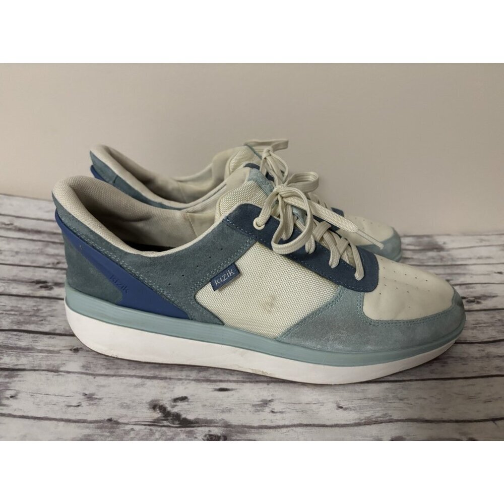 Kizik Brisbane Mineral Blue Womens Size 11.5 Wide Athletic Sneaker
